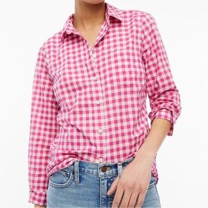 J. Crew Factory Gingham Women's Top, size XS
